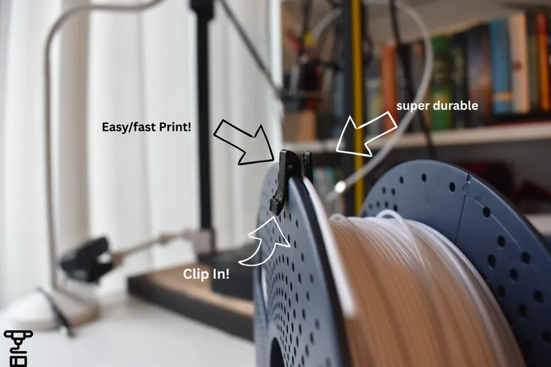 Filament Clip – Easy Snap-On Holder v1