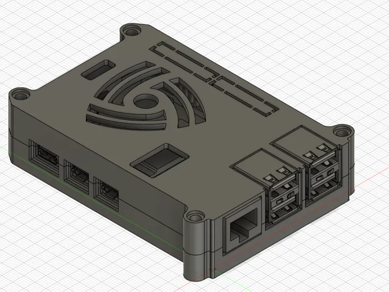 Raspberry Pi 5 case (with optional fan)