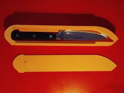 Kitchen knife box with sliding lid