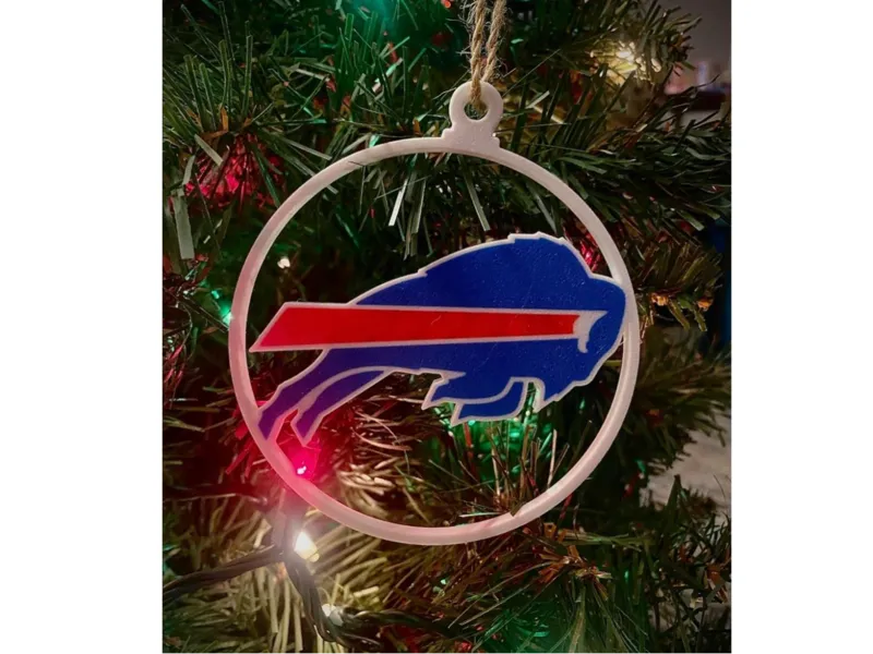 Buffalo Bills Christmas Ornament