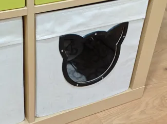 KALLAX Box Katzenschlupf