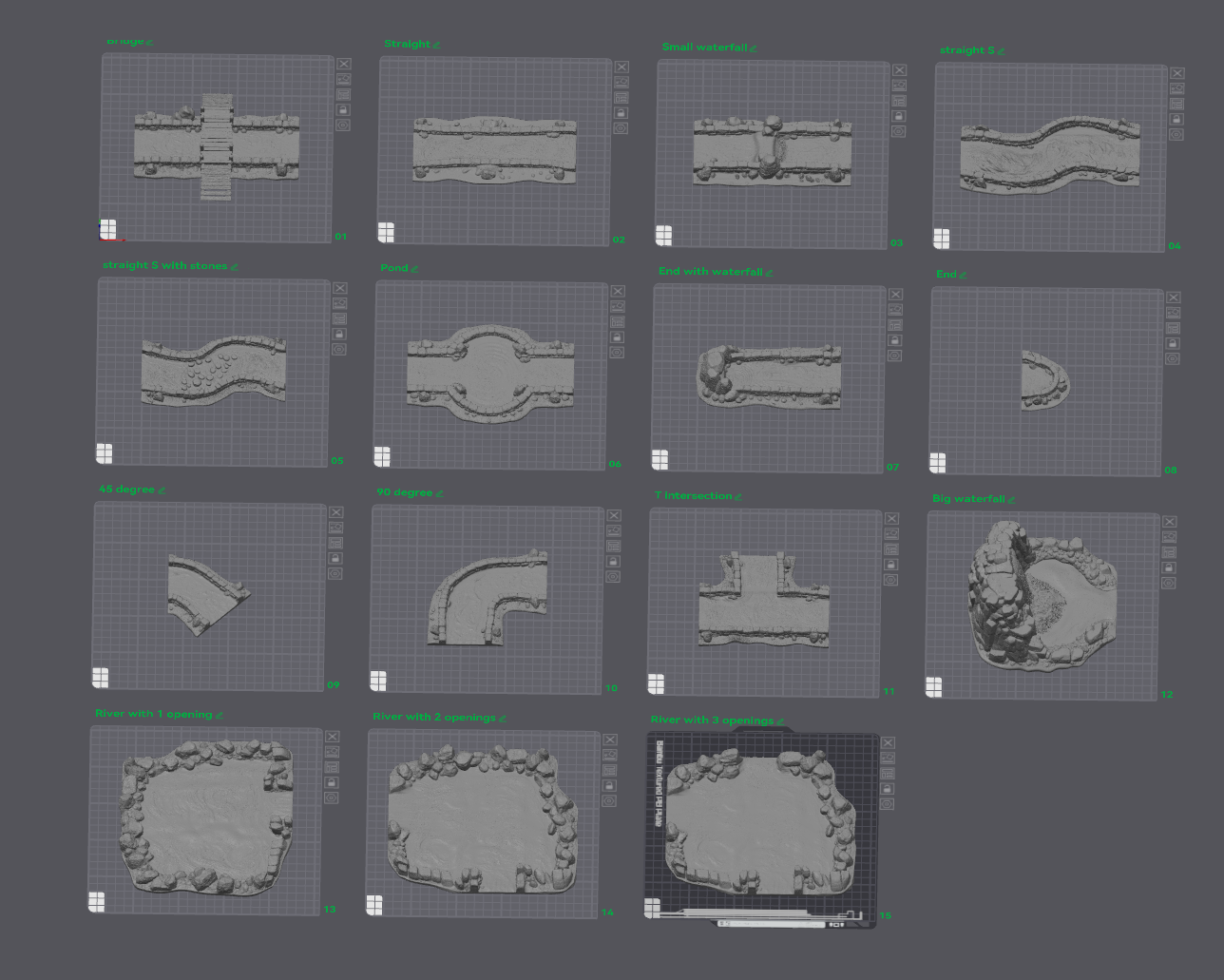 River building set - 1