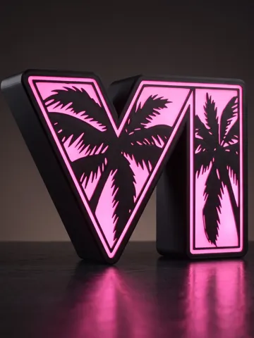 Accesorio de iluminación decorativa: CONTENT CREATORS GTA VI NEON — vista de referencia 2