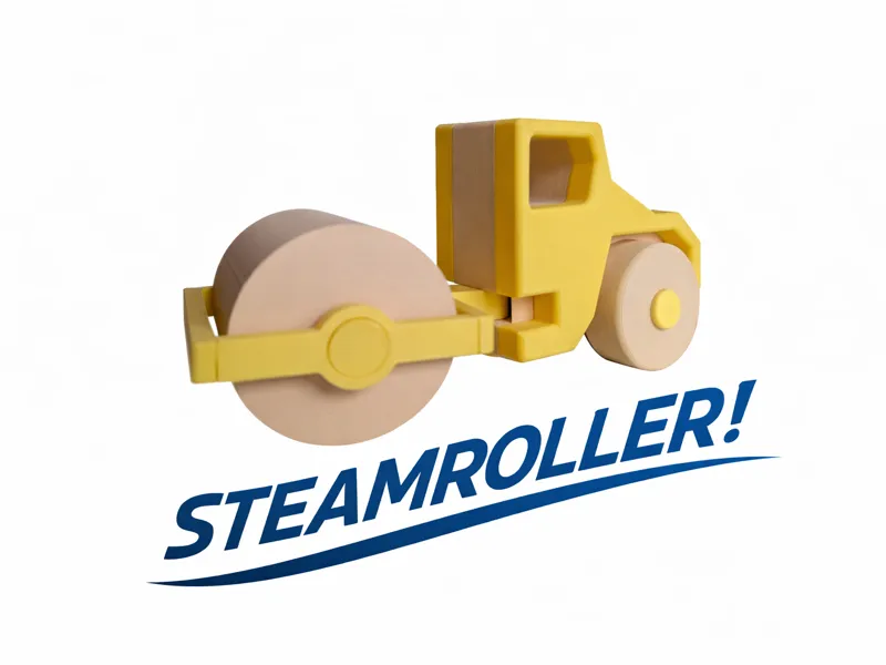 Look out! Toy Steamroller