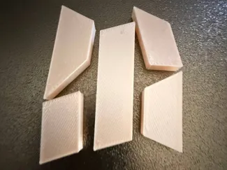 Iq Puzzle - Letter A - Four Pieces
