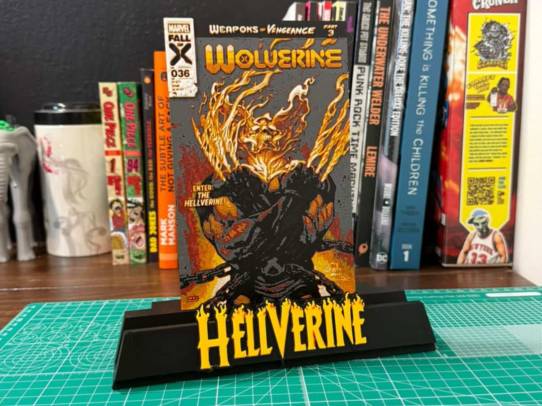 Hellverine Comic Book Kickstand