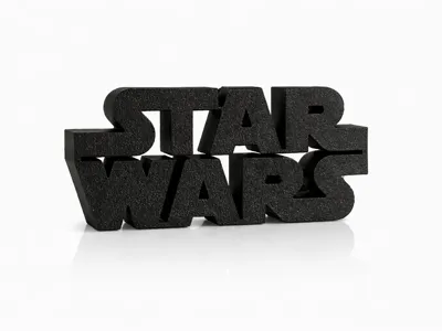 Star Wars Logo – Desk Decor (Fan Art) 