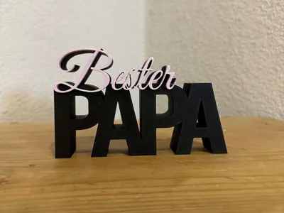 Best Dad Lettering – Father's Day Gift