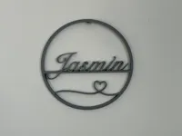 Enseigne prénom Jasmin à poser ou suspendre — photo 2