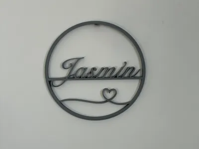 Jasmin Name Plate