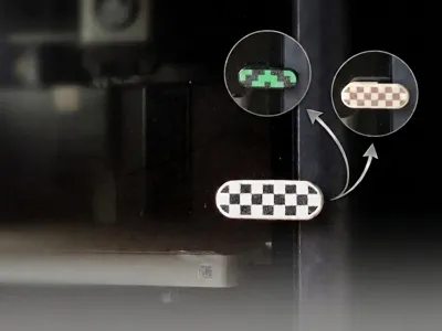 P1S Door handle checkered pattern