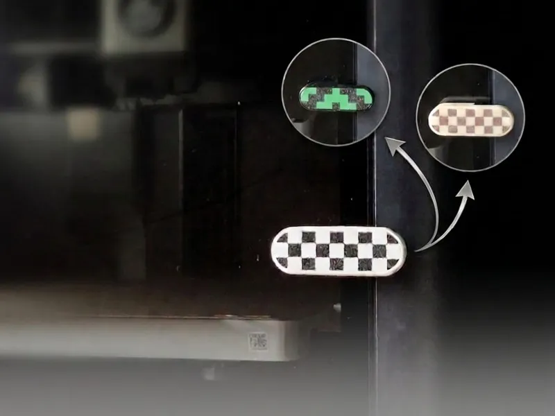 P1S Door handle checkered pattern