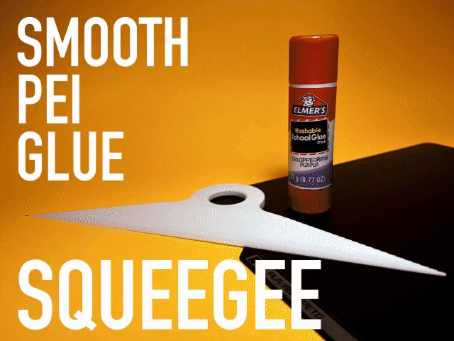 Bambu Smooth PEI Glue Squeegee