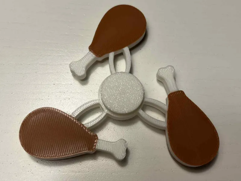 Turkey leg fidget spinner