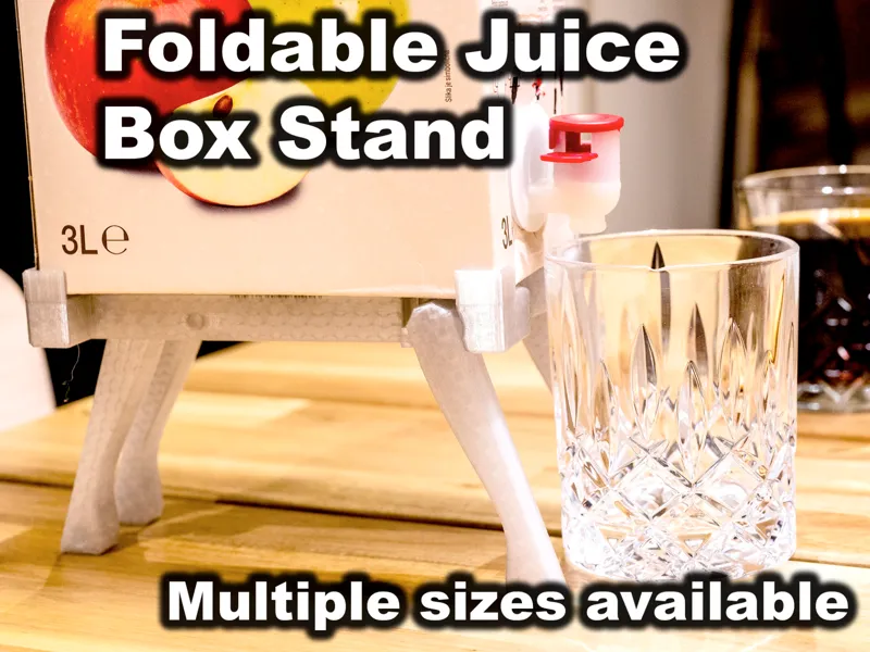 Foldable Bag in the Box Juice Stand