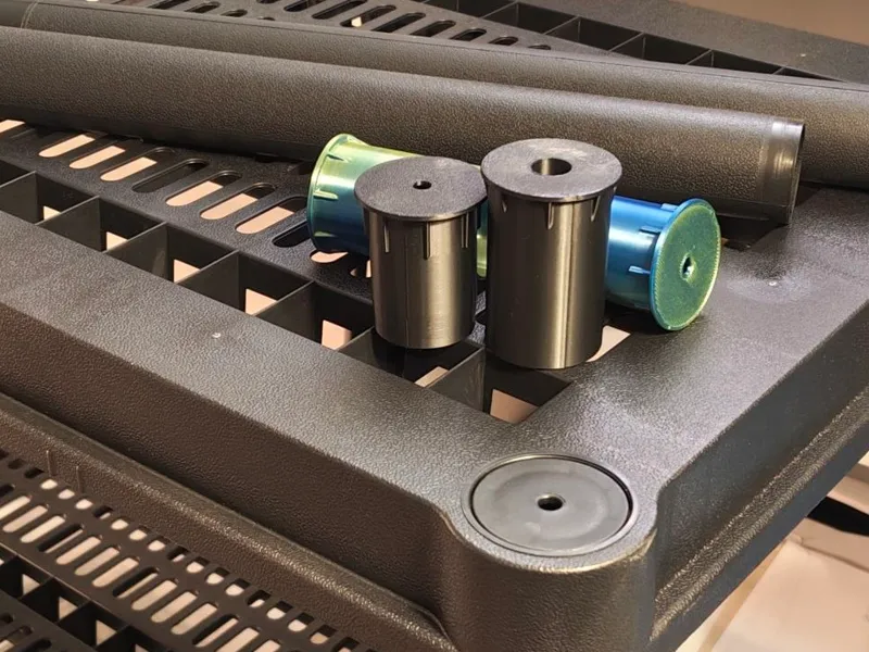 Ramtuff plastic shelf bottom and top caps