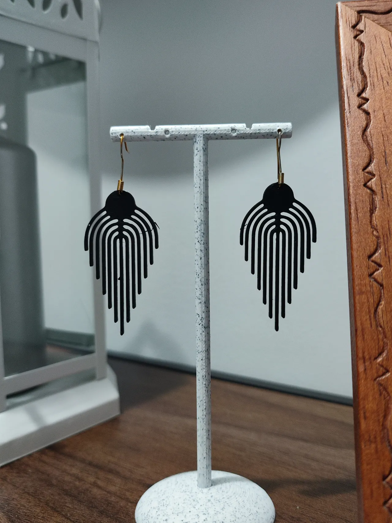 Aretes Fronda Geométrica view 4