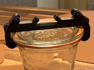Weck glass latching clamp clip