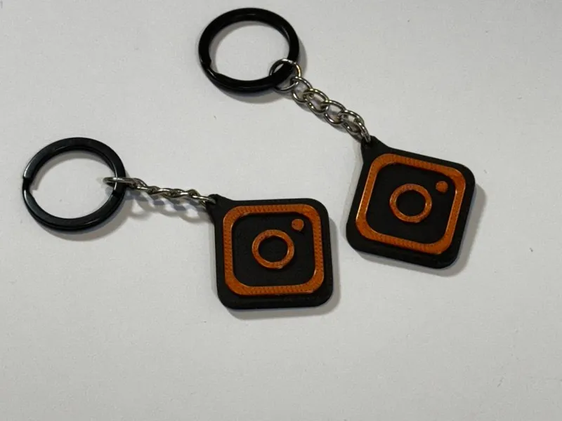 NFC Instagram keychain