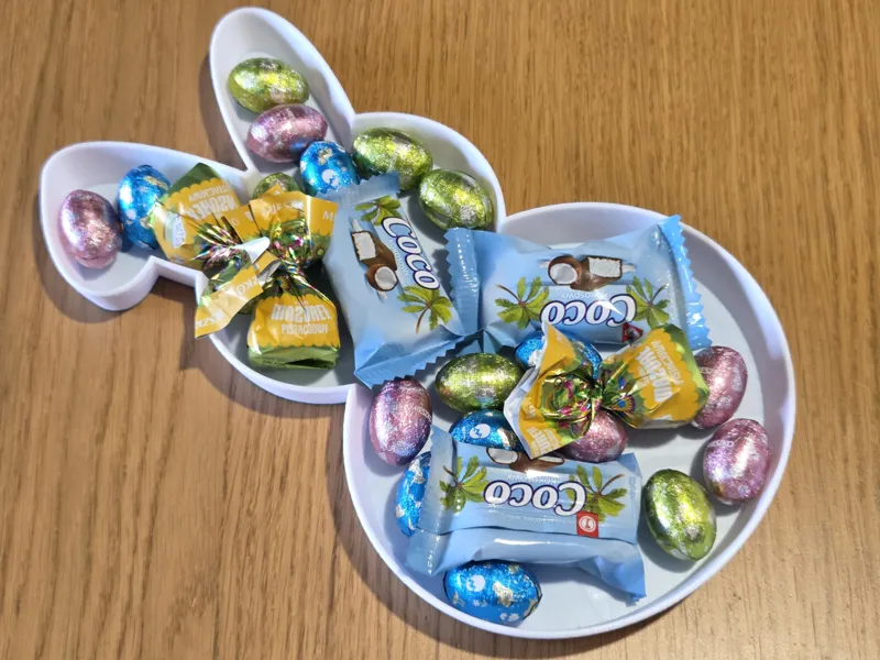 Easter Modular Tray "Geometric Bunny" – 3D Design