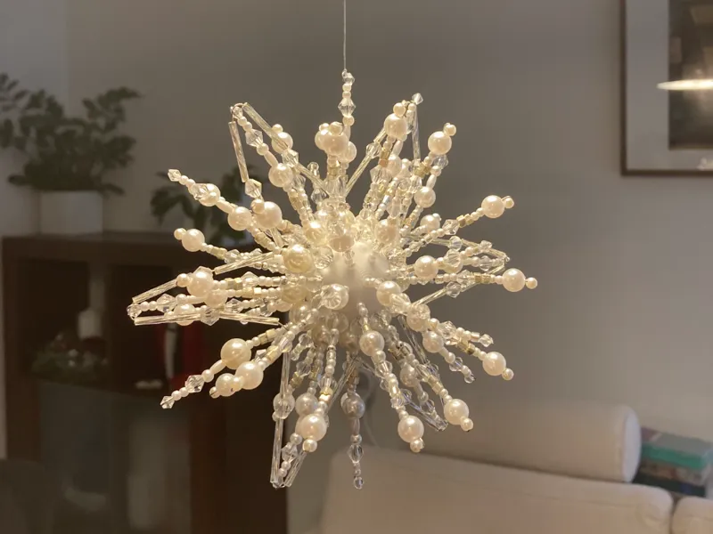 3D magic pearl for beaded star