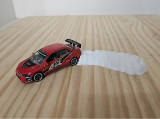 HW MBX diecast drift burnout smoke diorama 1/64