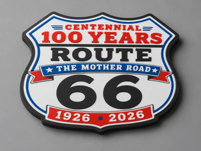Route 66 Centennial Sign