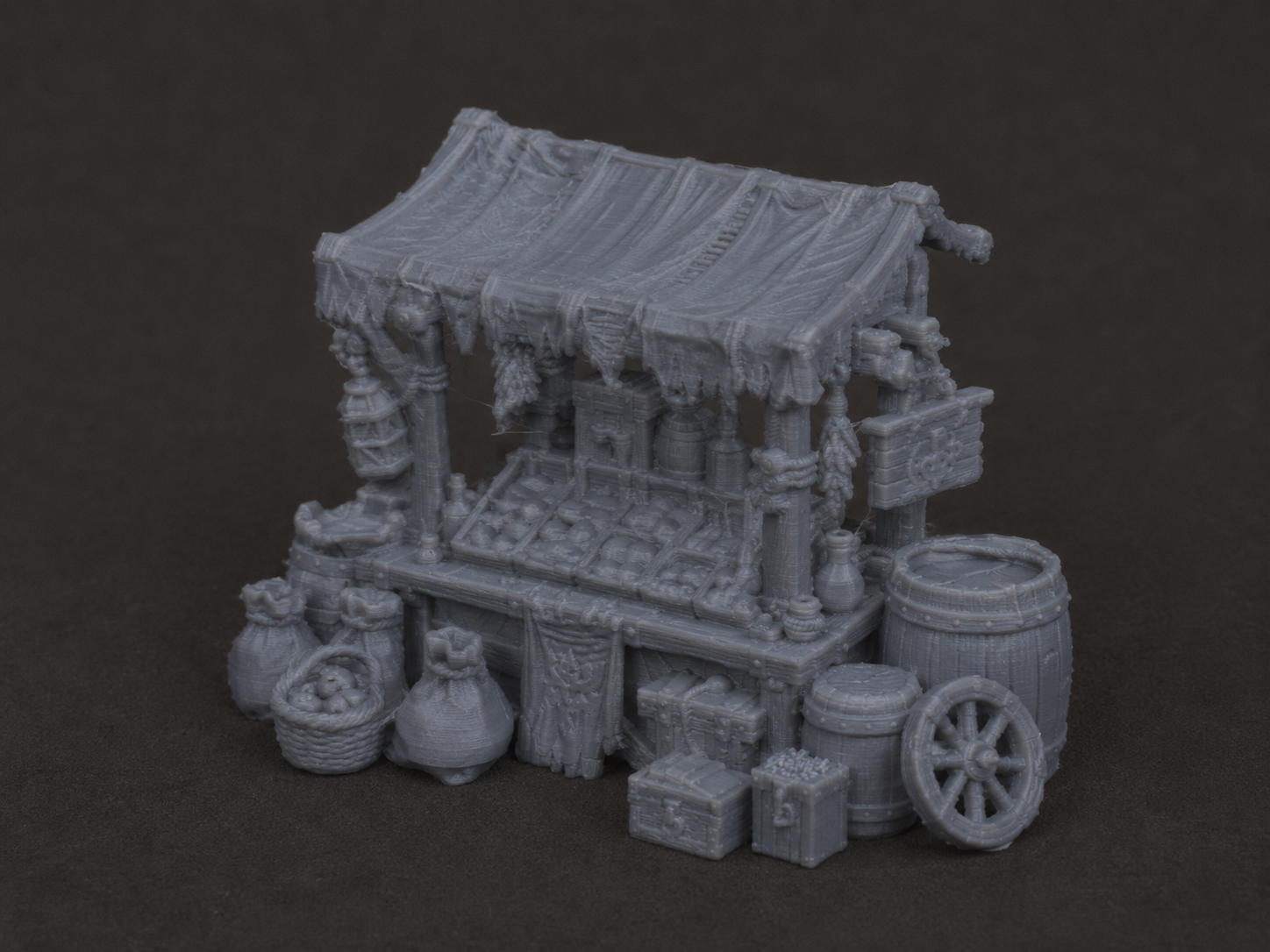 Town Market Stall Terrain 32mm - 1