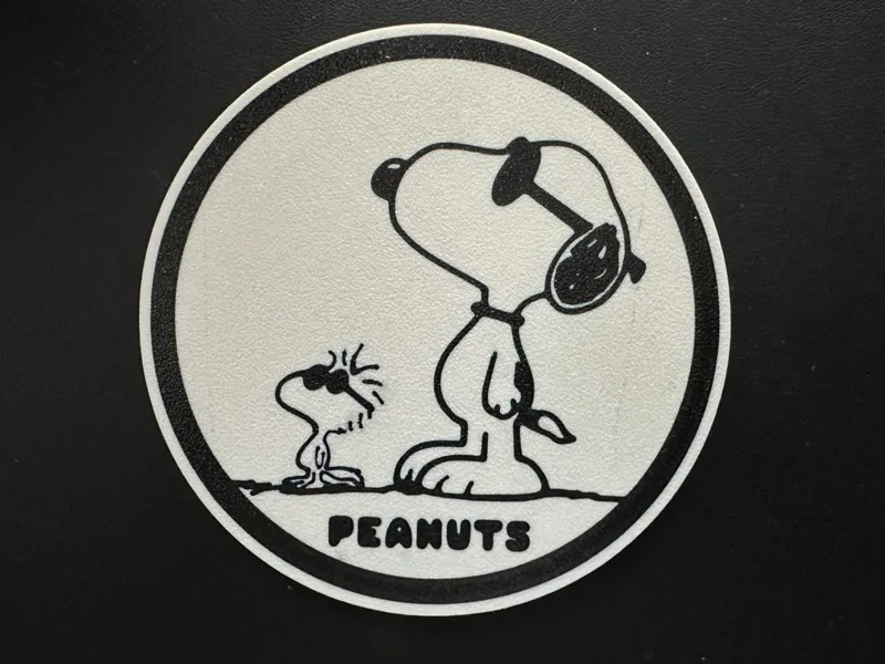 Snoopy and Woodstock Coaster