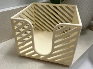 Geometric Washcloth Holder