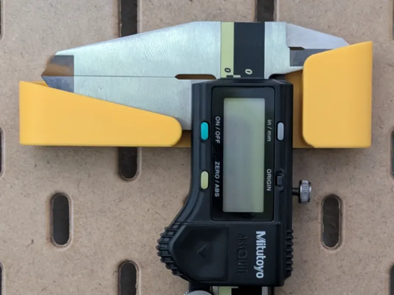 8in Mitutoyo caliper holder for IKEA skadis