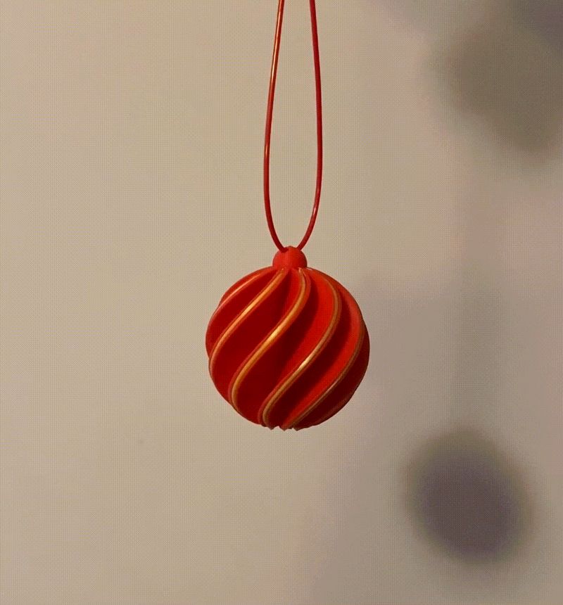 Multicolor christmas tree ornament - No AMS