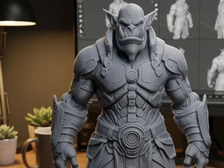 orc warrior from the future