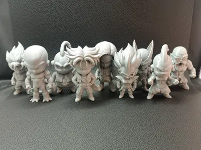 Dragon Ball Chibi Series of 9 Characters