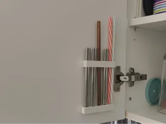 Mini Cabinet Straw Holder