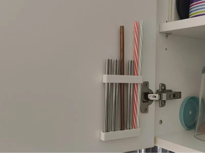 Mini Cabinet Straw Holder