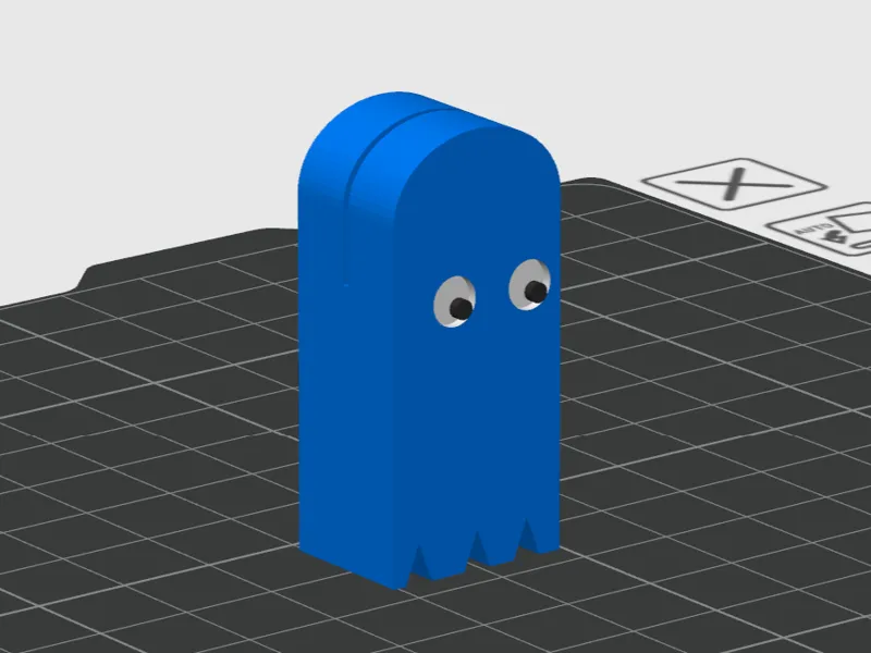 Pac-Man Ghost Themed Paper Clip Holder