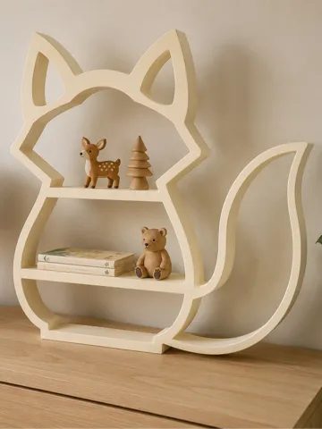 Estante o repisa: Cute Fox Kids Shelf – Tabletop or Wall Mounted — vista de referencia 2