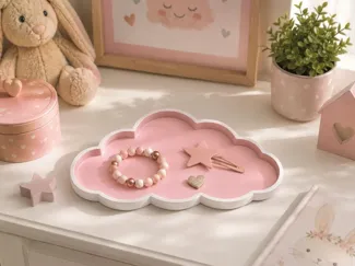 Plateau nuage bicolore