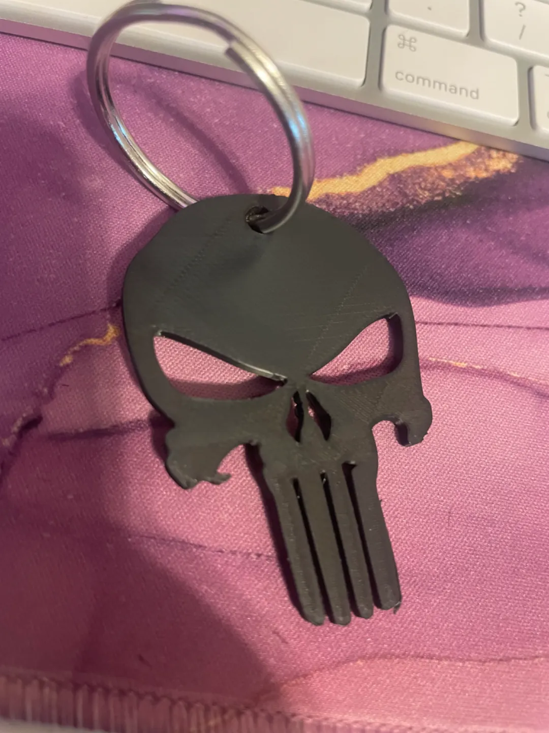 Punisher Skull Keychain or Earring view 3