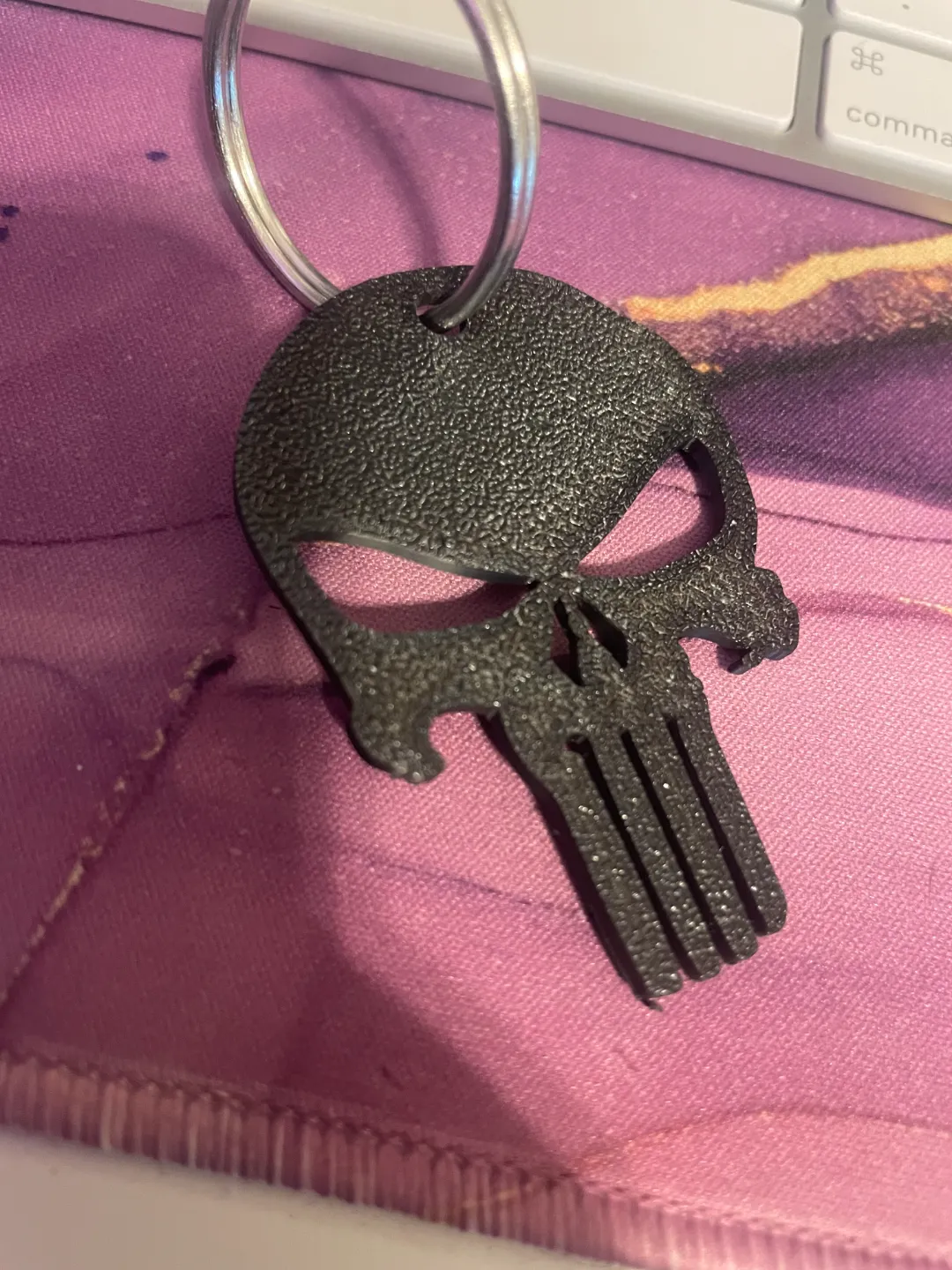 Punisher Skull Keychain or Earring view 4
