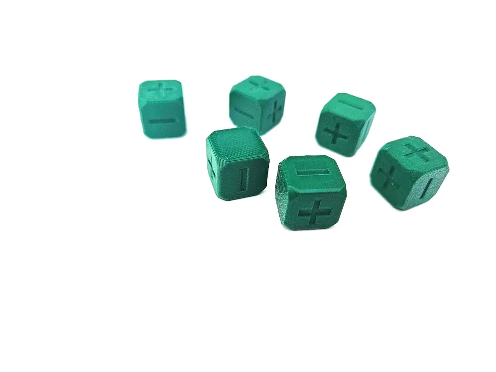 Plus Sign Dice FATE dice (plus/ minus or Yes /No) - Free 3D Print Model - MakerWorld
