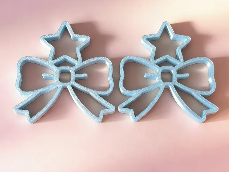 星星蝴蝶结挂件