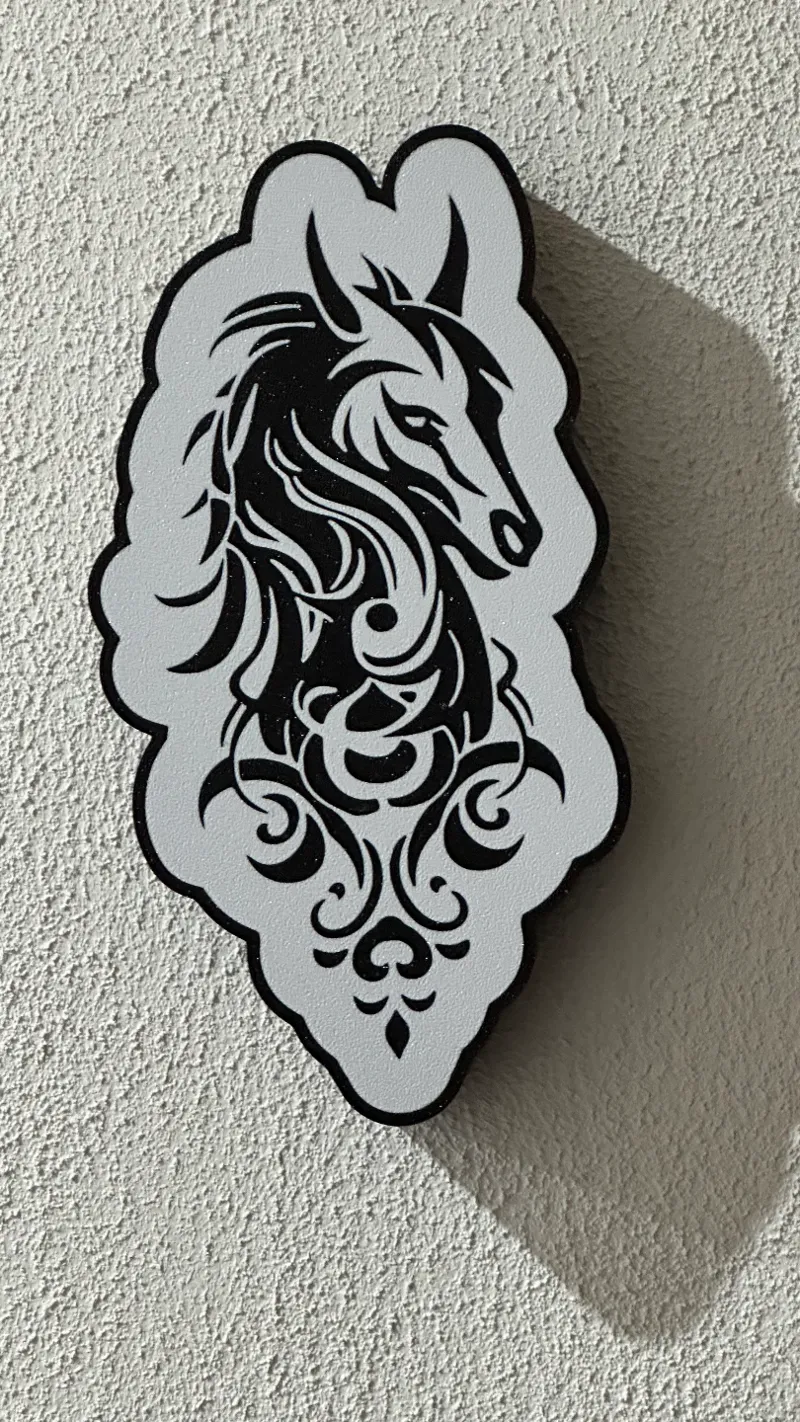 Celtic Horse Head Lightbox
