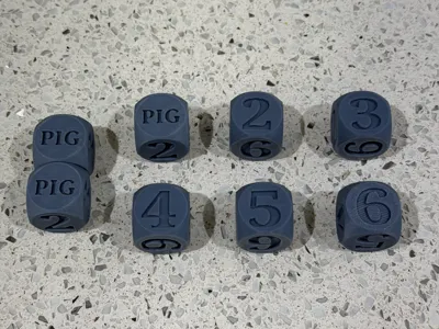 PIG game dice
