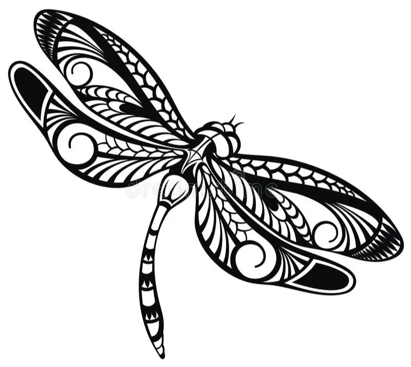 Libellule décorative murale 2D