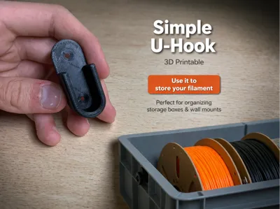 Filament Storage U-Hook