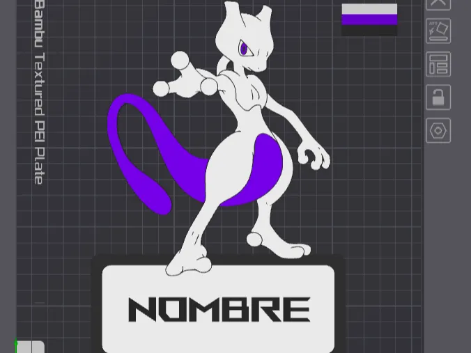 Mewtwo multicolor nombre