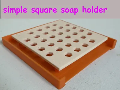 Simple Square Soap Holder