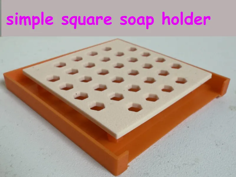 Simple Square Soap Holder